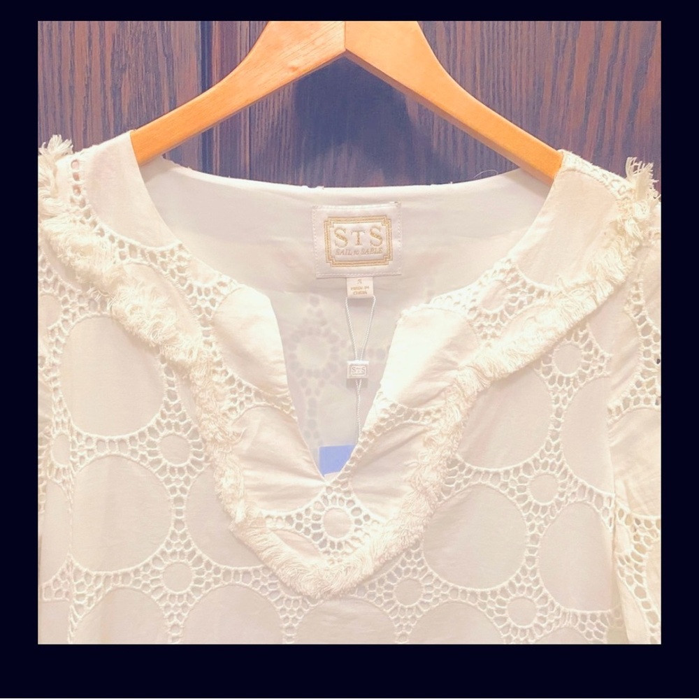 White Eyelet Summer Dress